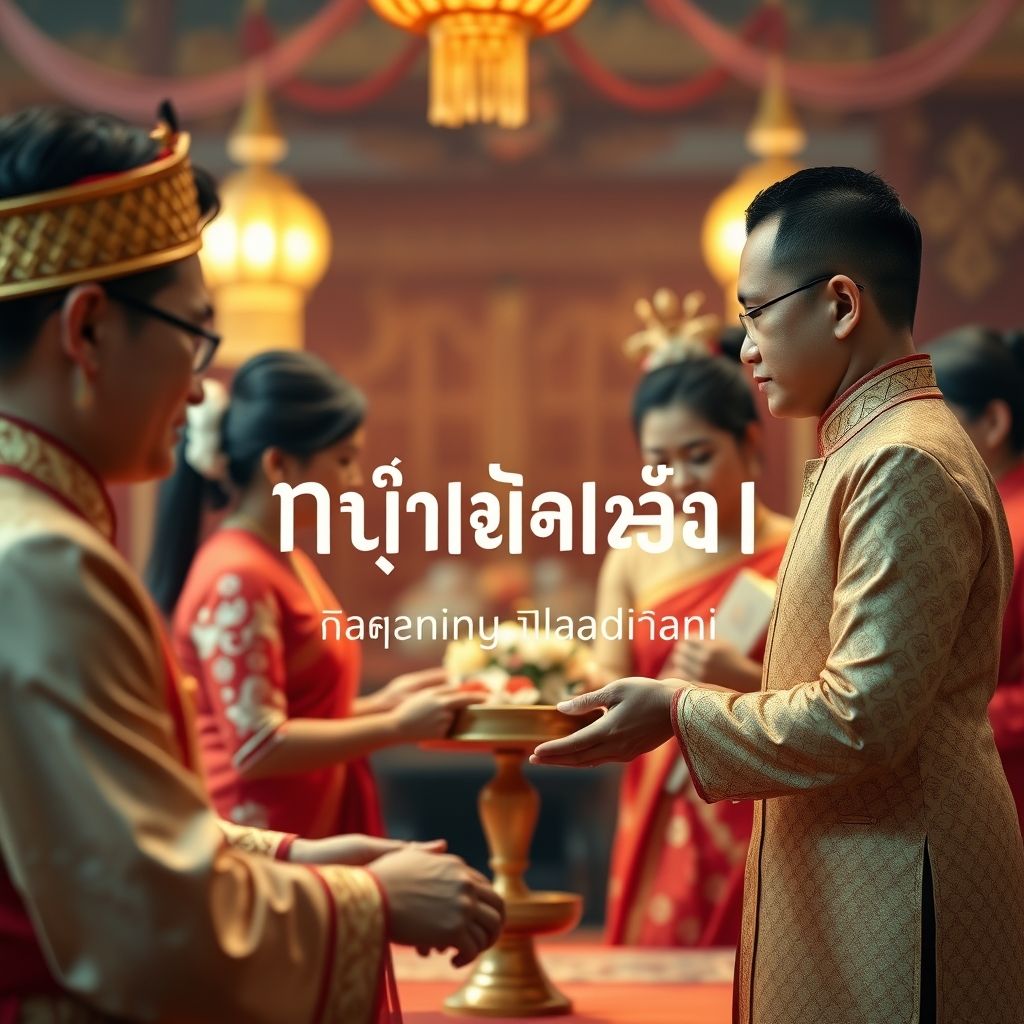 พิธีกรรมเสริมสิริมงคลก่อนจดทะเบียน